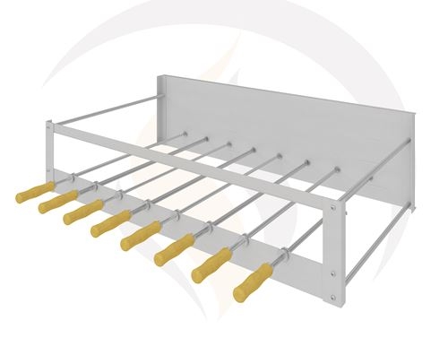 - Churrasqueira Rotativa Sob Medida - Produto em inox 304 - Regulagem de velocidade dos espetos - voltagem 110/220 Volts - Garantia total de 12 meses - Foto ilustrativa