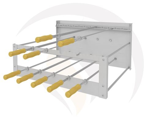 - Churrasqueira Rotativa Sob Medida - Produto em inox 304 - Regulagem de velocidade dos espetos - voltagem 110/220 Volts - Garantia total de 12 meses - Foto ilustrativa