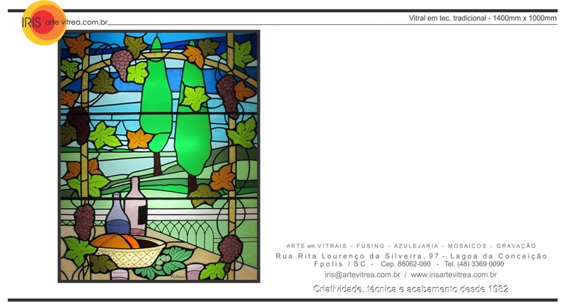 Tcnica Vitral Tradicional - Residencial 3