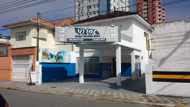 Nova fachada da Vijac Turismo e Casa de Câmbio