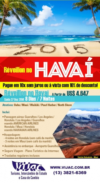 Reveillon Hawai - Vijac e TGK