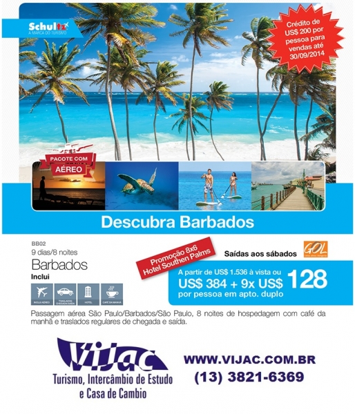 Descubra Barbados - Vijac e Schultz