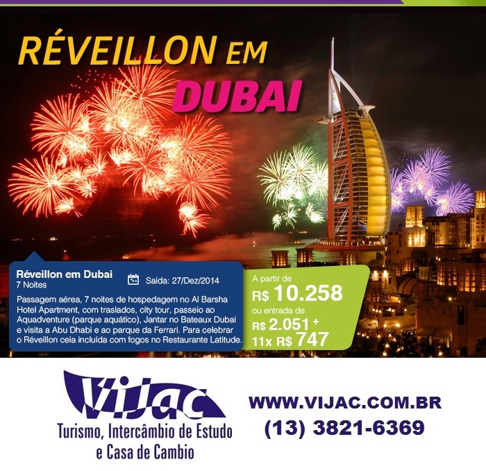 Reveillon em Dubai - Vijac e Agaxtur