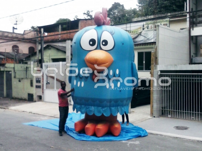 Galinha Pintadinha inflvel 3D 5m de altura - BALES PROMO inflveis promocionais