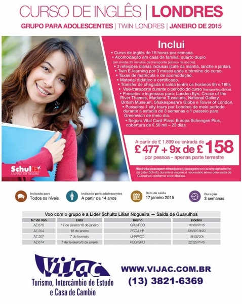 Curso de Inglês - Vijac e Schultz