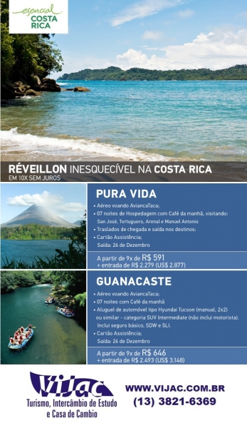 Reveillon Costa Rica - Vijac e Advtour