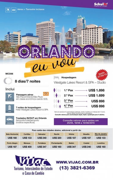 Orlando Eu Vou - Vijac e Schultz