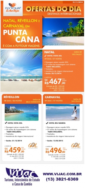 Ofertas do Dia - Vijac e Flytour