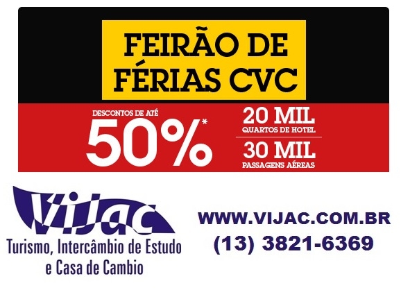 Feirão de Ferias CVC - Vijac