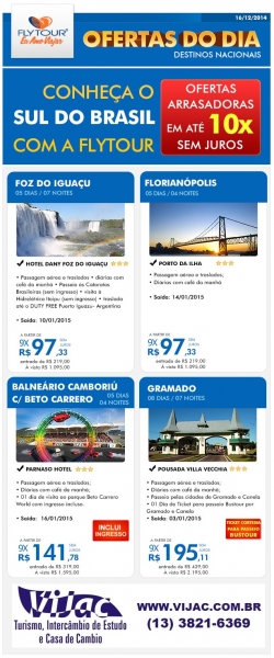 Sul do Brasil - Vijac e Flytour