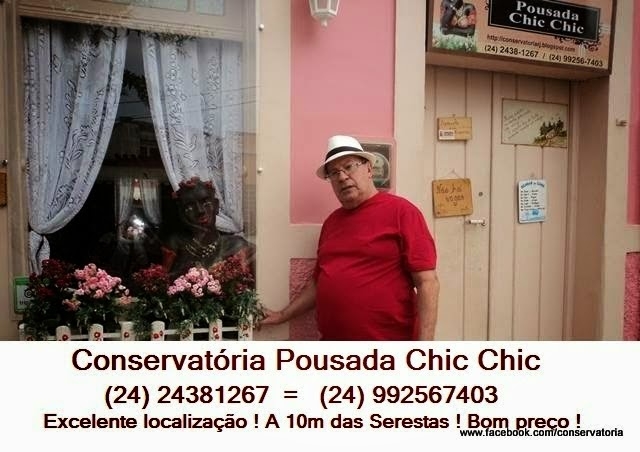 Pousada em Conservatri Chic Chic - (24) 24381267 = (24) 992567403