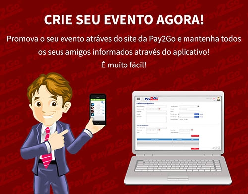 Crie seu evento agora!!