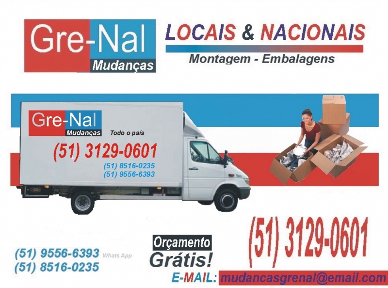 Mudanças Grê-Nal Fretes Transportes Gravataí e todo país