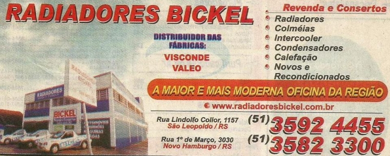 RADIADORES BICKEL - midia de lista telefônica