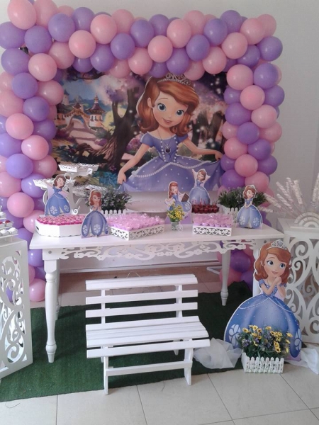 Decoração Princesa Sofia 