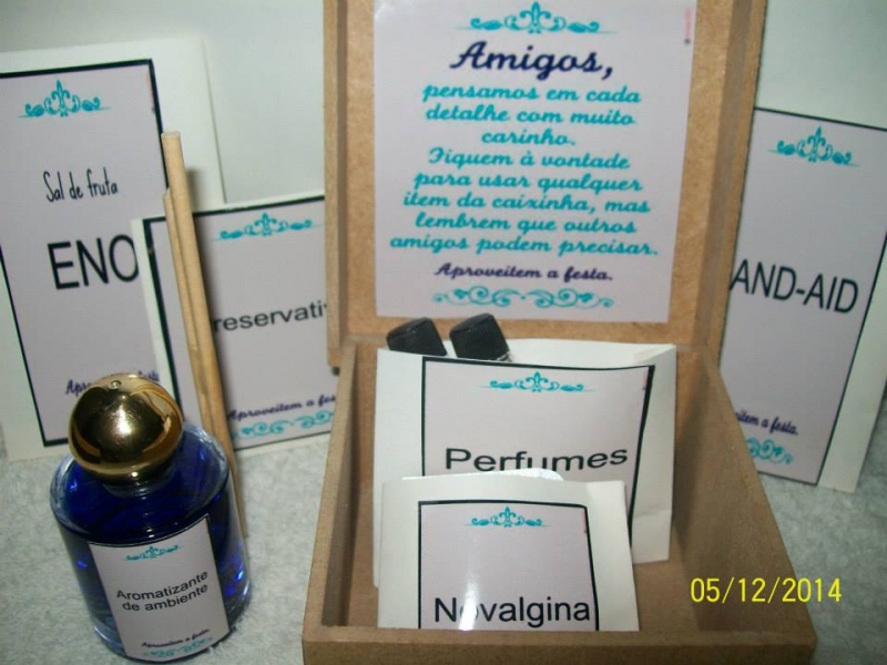 perfumes doado por Madrinhas de Coração Voluntários BH