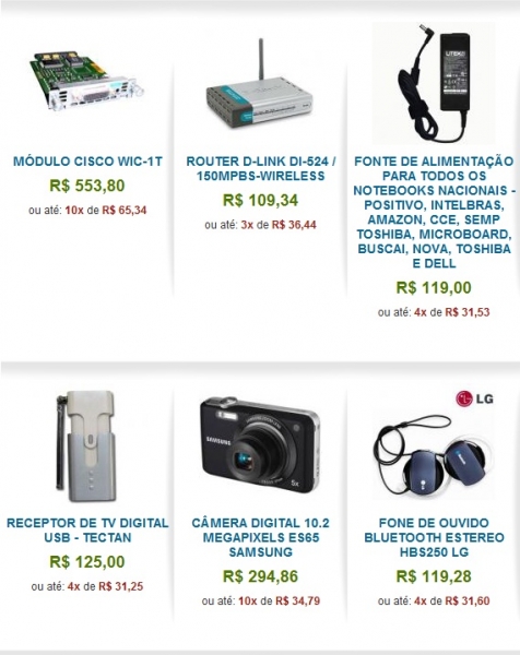 Grande Variedade de Produtos da Melhor Qualidade