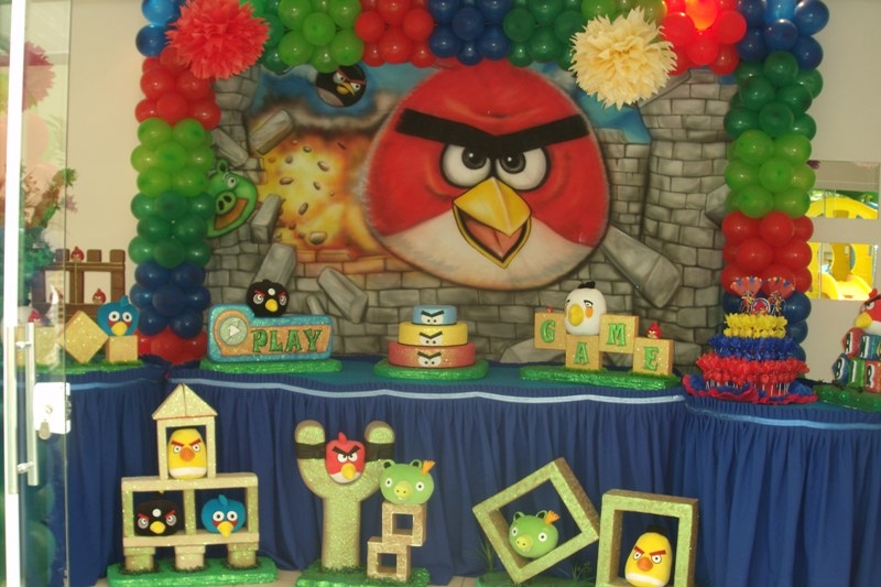 Tema Angry Birds #MariaFumacaFestas