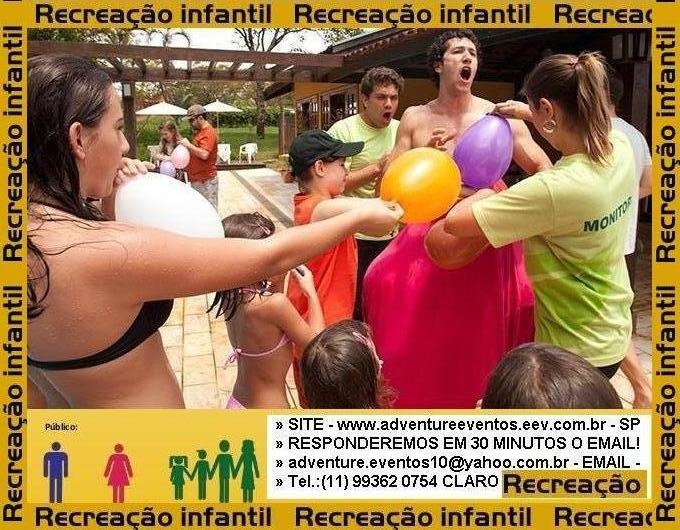 Monitores Recreação Infantil