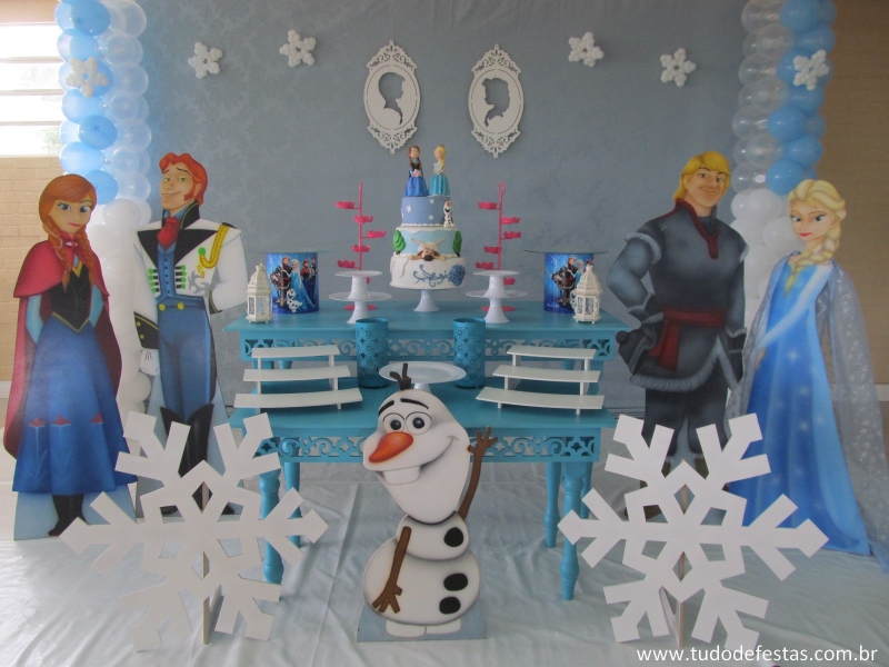 decorao festa Frozen