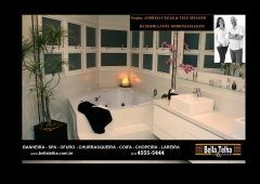 Banheira, sala de banho, banheira com hidromassagem projeto andreia cezar e tele sphaier