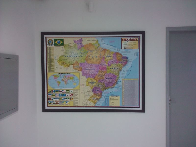 Mapa do Brasil - Quadro magnético