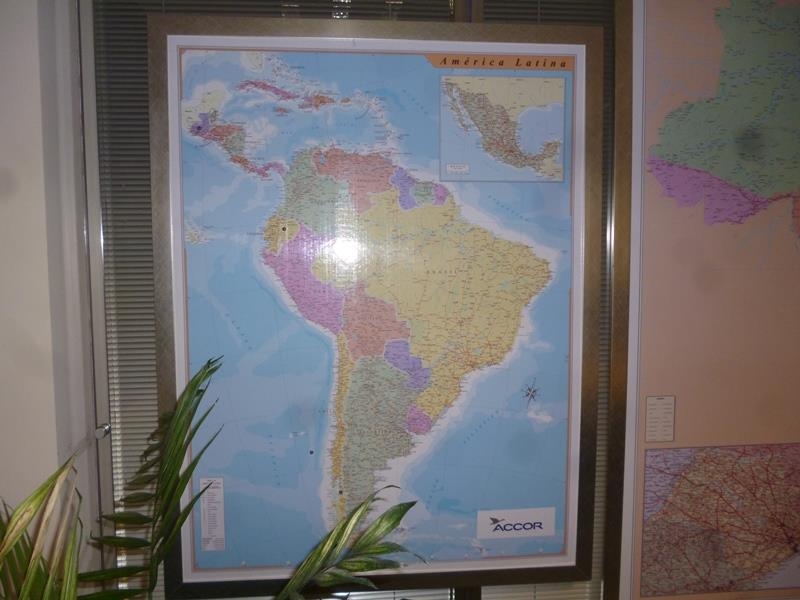 Mapa Brasil - c/ Moldura