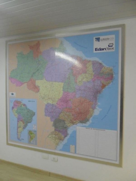 Mapa Brasil - Quadro magntico