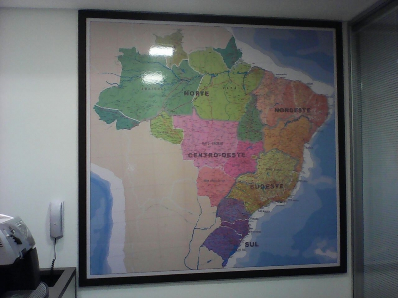 Mapa do Brasil - Magnético