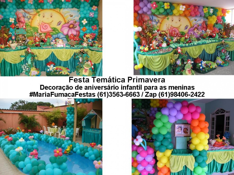 Decorao Temtica Primavera #MariaFumacaFestas