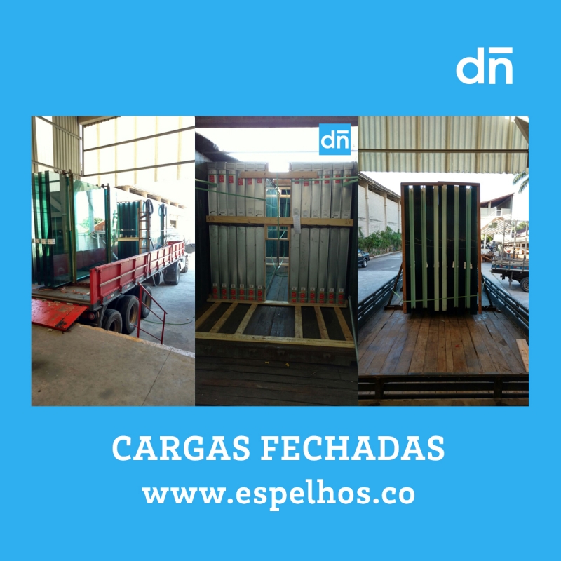 Cargas Fechadas - Vidros e espelhos