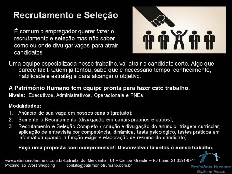 Recrutamento e Seleo