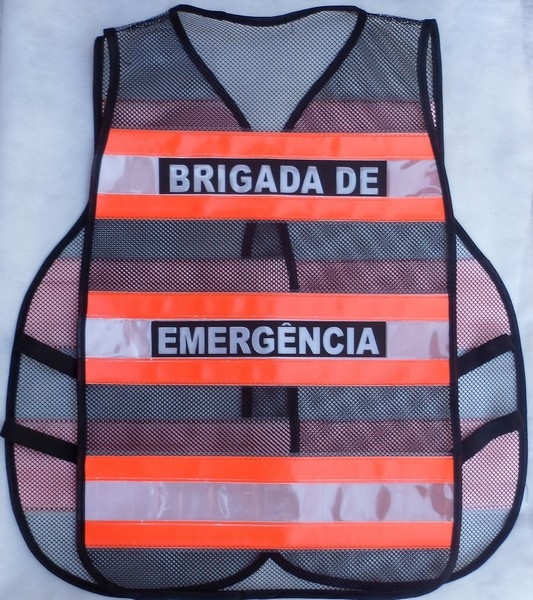 Colete Refletivo da Brigada de Emergncia