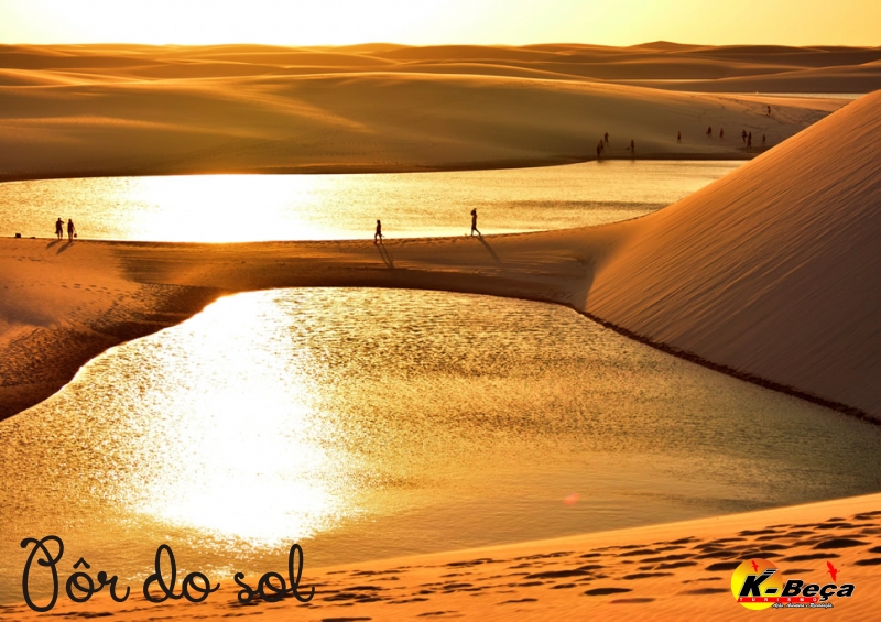 Pôr do sol (Lençóis Maranhenses)