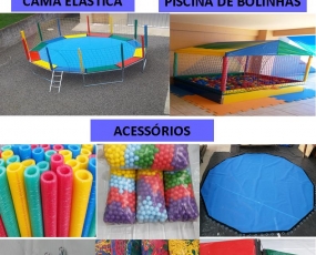 Suprema Brinquedos. Fabricação cama elástica piscina de bolinhas e brinquedos infláveis