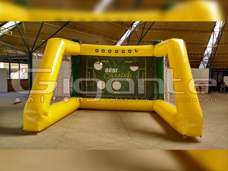 Chute a gol inflável - copa do mundo - 3x3m