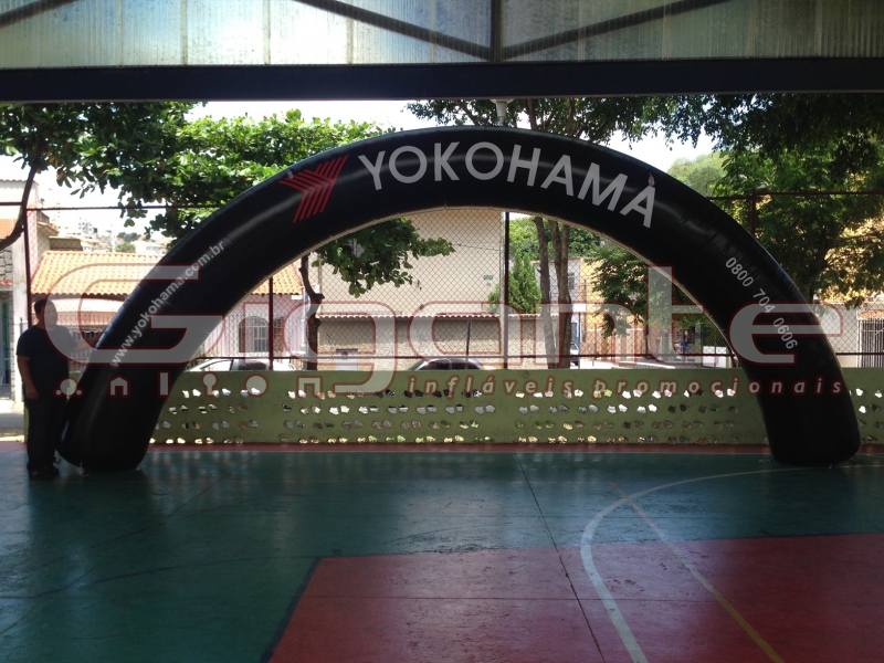 Portal arco inflável - YOKOHAMA