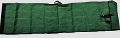 Sacola bolsa para vara de manobra seccionavel. opes de 2 a 6 divises. confeccionada em lona 10 encerada, bolso para cabeote. comprimento de 1650mm.