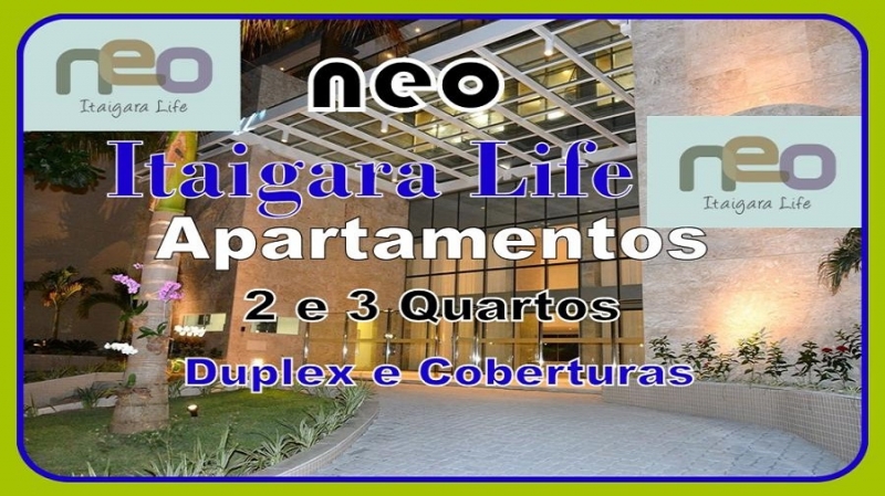 Neo Itaigara Life, Apartamentos de 2 e 3 Quartos, Itaigara  Apartamentos 2 e 3 quartos com suítes, duplex e coberturas, promovendo a diversidade e aproximando o empreendimento do estilo de vida do seu cliente.  O novo chegou para todos. Venha conferir pessoalmente e marque sua visita agora!!!!! Mais detalhes entre em contato: Claudio Borges   CRECI 22602 BA  (71)3494-7843 (71)99911-1102 WhatsApp