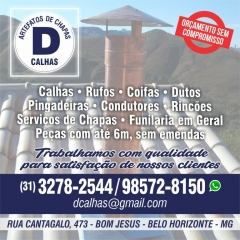 Foto 1 produtos e serviços diversos no Minas Gerais - Calhas e Coifas bh