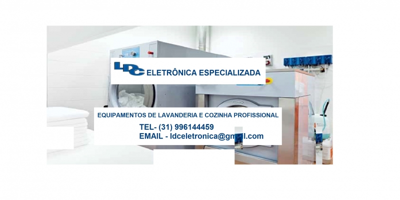 LDC ELETRNICA ESPECIALIZADA EQUIPAMENTOS LAVANDERIA E COZINHA PROFISSIONAL