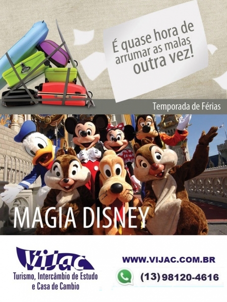 Disney é com a Vijac Turismo