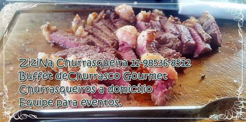 Churrasqueiros em domiclio  aqui. Picanha deliciosa e no ponto 