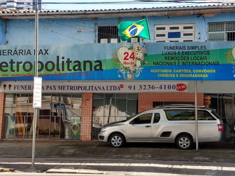  1 Funerária Pax Metropolitana Serviços Póstumos Ltda. Av. Gov. José Malcher, 2063, São Brás - Belém - Pará.