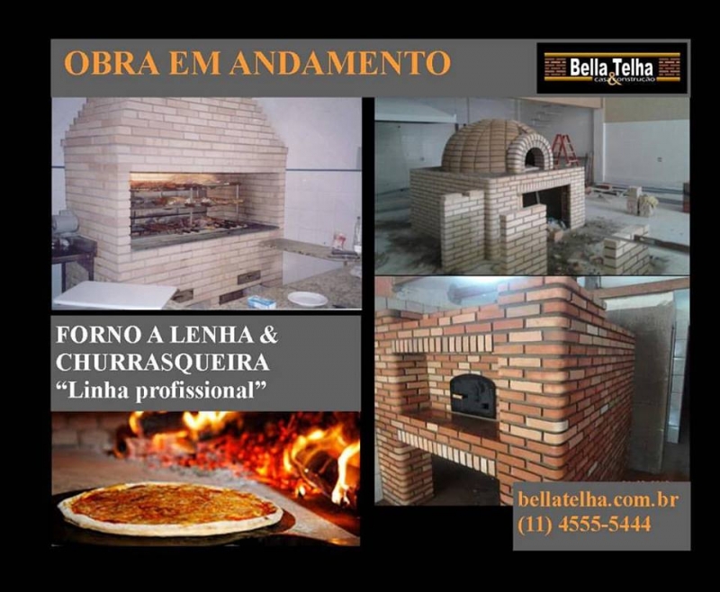 Forninho a lenha é tudo de bom. Se voce é um empreendedor e resolveu montar uma pizzaria e quer ter sucesso no seu negocio; não esqueça que o Forno a Lenha é a alma do seu negocio então, não arrisque. A Bella Telha esta na grande São Paulo e esta presente a quase 30 anos nas melhores pizzarias da região.Este forninho foi construido em alvenaria, em tijolos aparentes e com tubulação em inox. Faça sua area gourmet com a gente, area gourmet em casa, area gourmet em condominio e varandas gourmet requer uma empresa especializada. Churrasqueiras, fornos a lenha e fogões caipira, que também são a lenha, são peças coringas em areas gourmet. Para os amantes do churrasqueira é essencial para acompanhar momentos especiais. Há uma grande variedade em modelos de churrasqueiras, elas podem ser de alvenaria, que são as churrasqueiras de tijolo, tijolinho aparente, também podem ser a churrasqueira high tech, que são as churrasqueiras com coifas, vidros nas laterais, também tem as pré fabricadas, as churrasqueiras a gás, as churrasqueiras eletricas, a churrasqueira de embutir. A churrasqueira a carvão, seja ela de alvenaria, com tijolos aparentes ou ainda as churrasqueiras com coifas são o modelo mais clássico e procurado pelos especialistas em churrascos pois oferece a preparação do alimento 