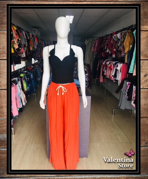 - Cala Pantalona R$59,90 + - Cropped Bengaline R$26,90