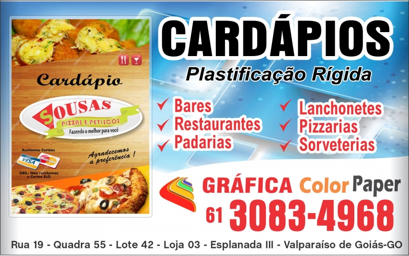 cardapio - gráfica - valparaiso de goias