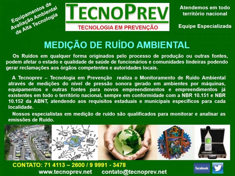 TECNOPREV - Consultoria em Segurança do Trabalho e Meio Ambiente