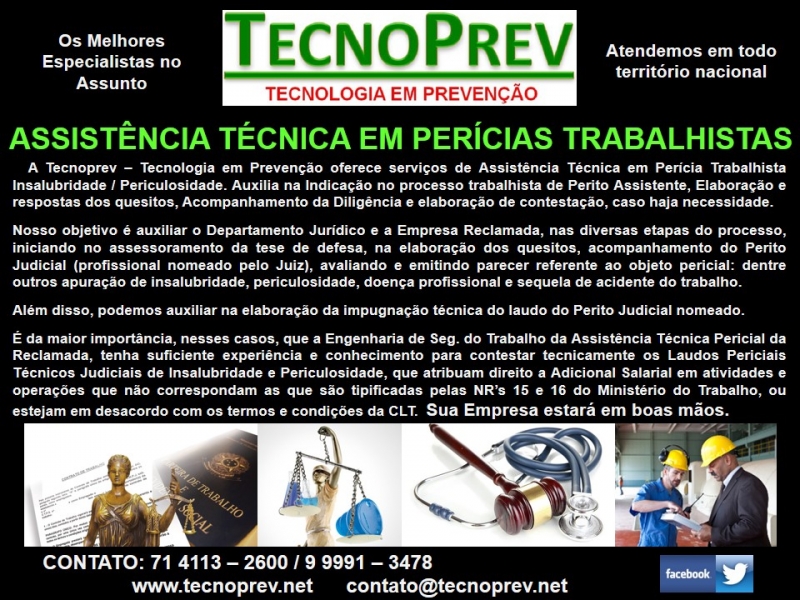 TECNOPREV - Consultoria em Segurança do Trabalho e Meio Ambiente