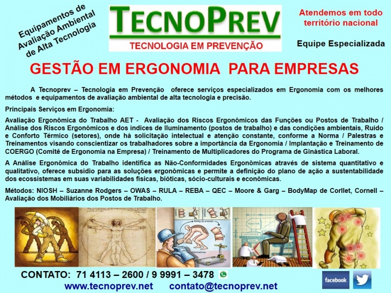 TECNOPREV - Consultoria em Segurança do Trabalho e Meio Ambiente